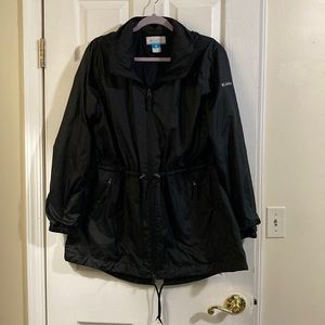 COLUMBIA fullzip cinch waist windbreaker jacket sz 1X